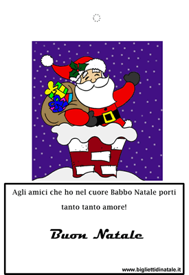 Biglietto di Babbo Natale