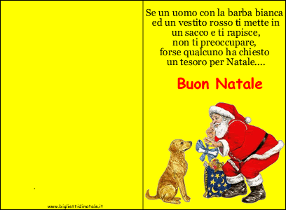 Biglietti di Natale maxi