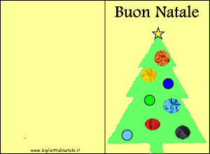Biglietti di Natale fai da te