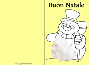 Biglietti di Natale fai da te