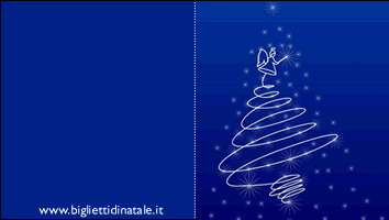Biglietto Natale angelo