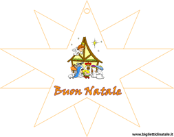Biglietti di Natale presepe