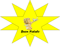 Biglietti di Natale stella